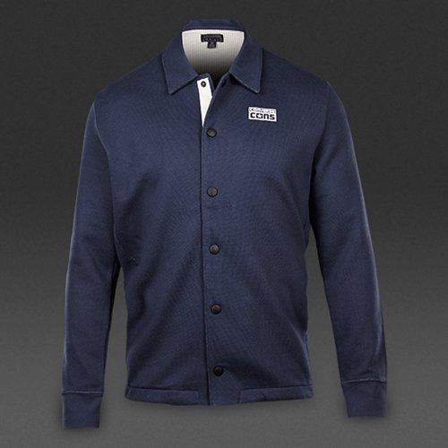 Converse Cons Waffle Coaches Fleece Jacket Converse Navy for Men